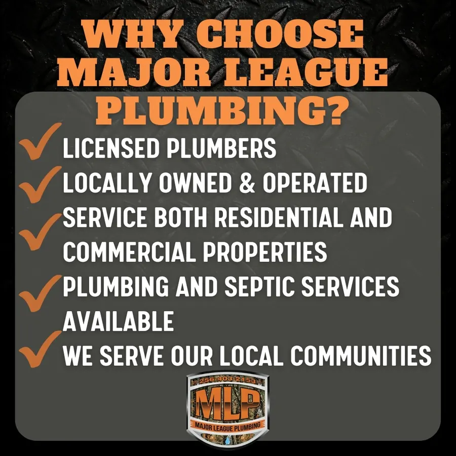Major League Plumbing, plumber in Anniston