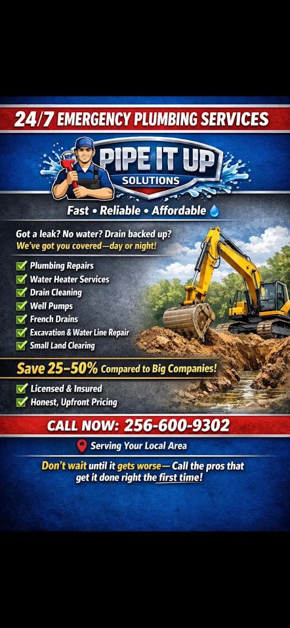 Pipe It Up Solutions, plumber in Oneonta